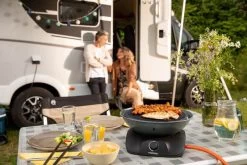 Campingaz 360 Grill Tabletop Gas BBQ & Stove - Iron Grey -Camping Adventure Deals Store 360 grey image 7