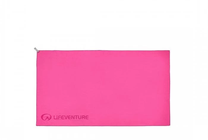Lifeventure SoftFibre Pink Towel - Large 3 Lifeventure SoftFibre Pink Towel - Large - Image 3