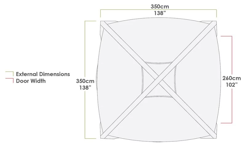 Zempire Aerobase 3 Pro V2 Shelter (+1 Wall) 2 Zempire Aerobase 3 Pro V2 Shelter (+1 Wall) - Image 2
