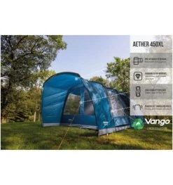Vango Aether 450XL (Poled) Tent 2022 -Camping Adventure Deals Store aether 450xl 4 1