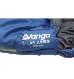 Vango Atlas Junior Sleeping Bag - Blue -Camping Adventure Deals Store atlas junior blue 2