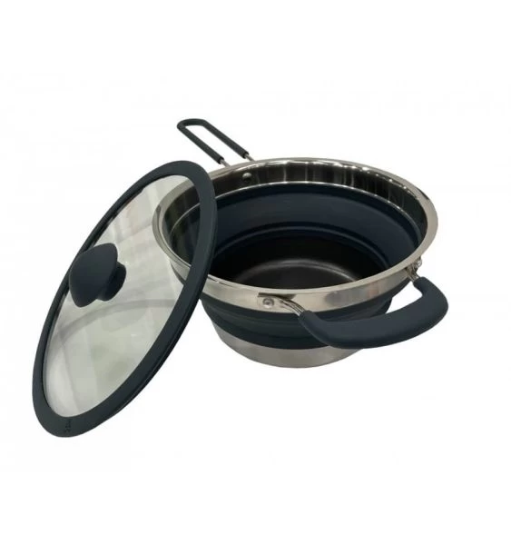 Vango Cuisine 1.5L Saucepan - Grey 2 Vango Cuisine 1.5L Saucepan - Grey - Image 2