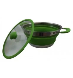 Vango Cuisine 3L Casserole Pot - Green -Camping Adventure Deals Store cuisine 3l non stick casserole 3