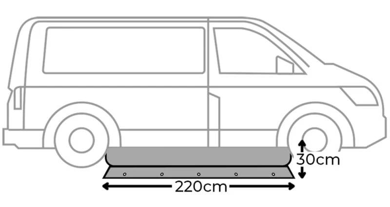 Outdoor Revolution Campervan Draught Excluder 2 Outdoor Revolution Campervan Draught Excluder - Image 2