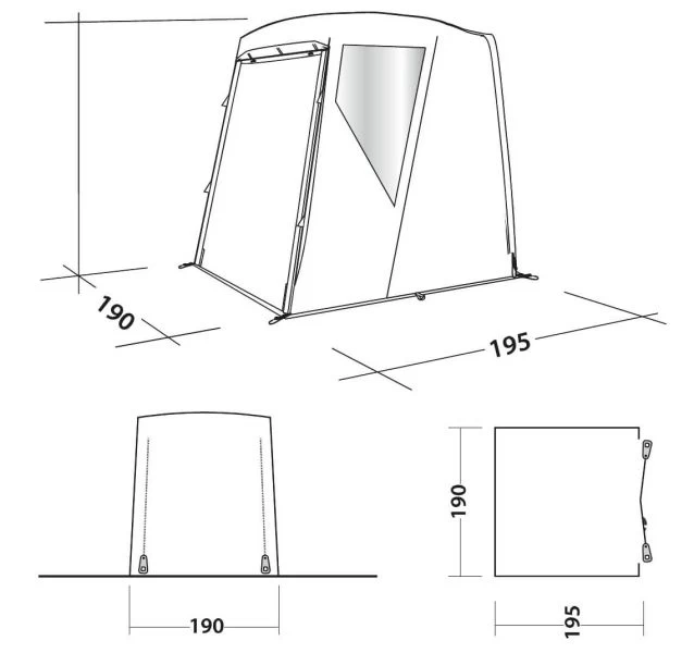 Easy Camp Crowford Tailgate Awning 2 Easy Camp Crowford Tailgate Awning - Image 2