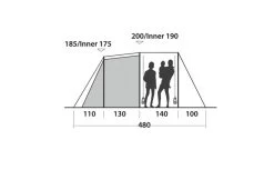 Easy Camp Huntsville 600 Tent -Camping Adventure Deals Store easy camp huntsville 600 dimensions image 3