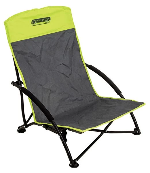 Quest Autograph Cornwall Low Chair - Black & Green 1 Quest Autograph Cornwall Low Chair - Black & Green