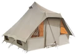 Quest Gobi Bell Tent 2023 -Camping Adventure Deals Store gobi door closed all beige updated