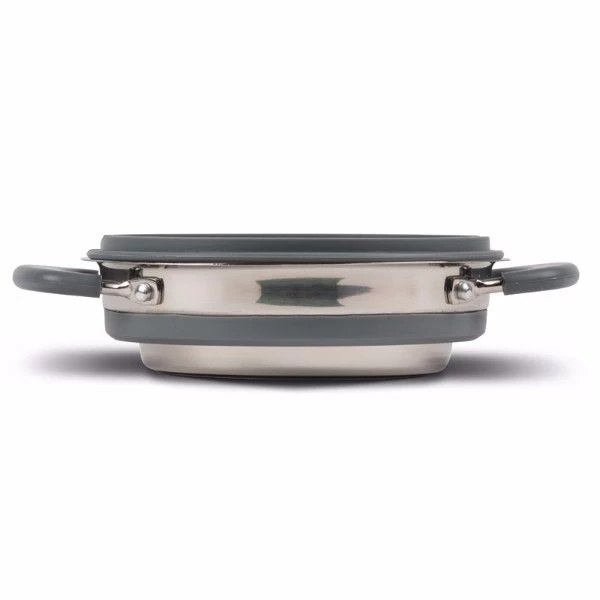 Kampa Collapsible Saucepan 1L - Grey 2 Kampa Collapsible Saucepan 1L - Grey - Image 2