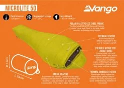 Vango Microlite 50 Sleeping Bag -Camping Adventure Deals Store microlite 50 image 3