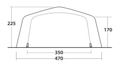 Outwell Knoxville 7SA Tent 2023 -Camping Adventure Deals Store outwell knoxville 7sa tent 111194 drawing other5
