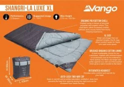 Vango Shangri-La Luxe XL Sleeping Bag -Camping Adventure Deals Store shangri la luxe xl image 3