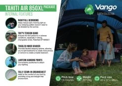 Vango Tahiti Air 850XL Airbeam Tent 2023 -Camping Adventure Deals Store tahiti 2023 image 3