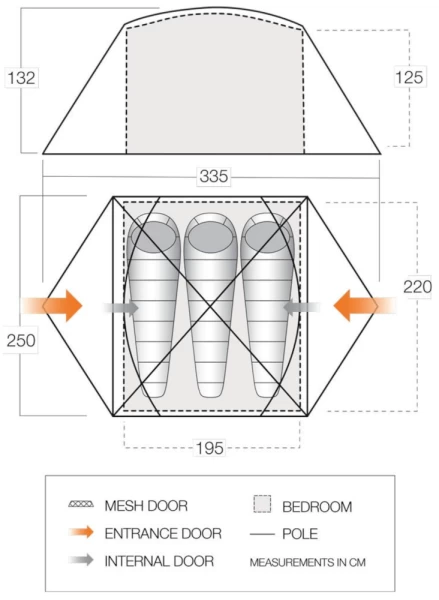 Vango Tryfan 300 Tent 2023 2 Vango Tryfan 300 Tent 2023 - Image 2