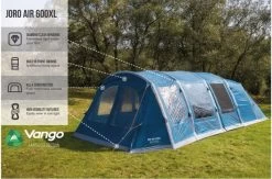 Vango Joro Air 600XL Airbeam Tent 2022 -Camping Adventure Deals Store vango joro air 600xl tent 1 1