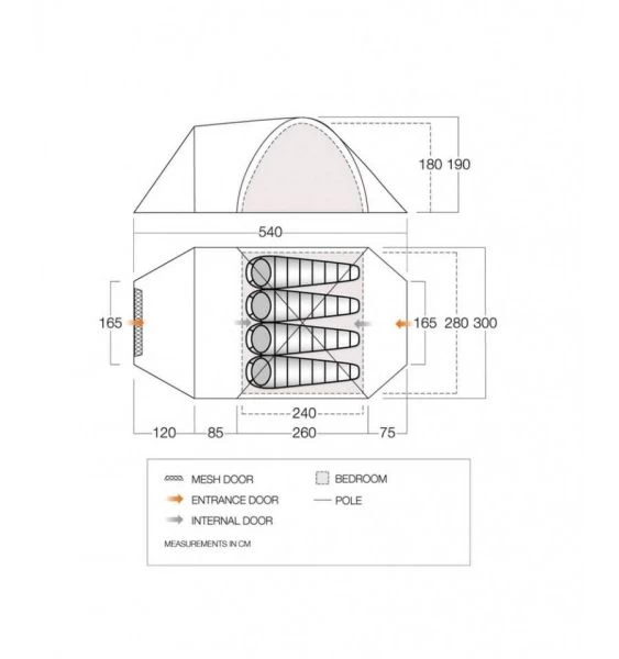 Vango Mokala 450 TC Tent 2023 2 Vango Mokala 450 TC Tent 2023 - Image 2