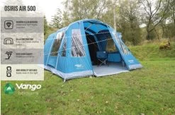 Vango Osiris Air 500 Airbeam Tent 2022 -Camping Adventure Deals Store vango osiris air 500 tent 5 1