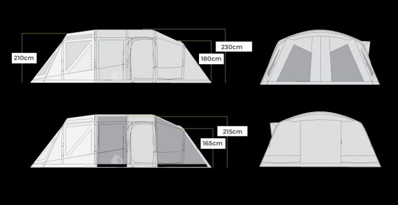 Zempire Aero TXL Pro Air Tent 2022 7 Zempire Aero TXL Pro Air Tent 2022 - Image 7